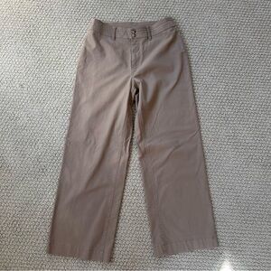 Nanette Lepore Beige Wide-Leg Pants EUC preppy old Money